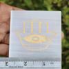 REAL-GEMS 7 Chakra Slab - Reiki Healing Crystal Chakra - Selenite Plate, Selenite Slab, Spiritual Healing,Chakra Balance view 3