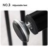 Clothes Drying Racks,Foldable Gullwing Drying Rack,Stainless Steel Space Saving Drying Rack,Suitable for Indoor and Outdoor,White,2 view 3