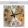 Clock Leaf Shape Large Wall Clock, Metal Wrought Iron, Simplicity Creativity Silent Wall Clocks, Easy to Read for Living Room/Home/Kitchen/Bedroom/Office view 4