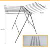 Clothes Drying Racks,Foldable Gullwing Drying Rack,Stainless Steel Space Saving Drying Rack,Suitable for Indoor and Outdoor view 3