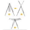 Clothes Drying Racks,Foldable Gullwing Drying Rack,Stainless Steel Space Saving Drying Rack,Suitable for Indoor and Outdoor view 4