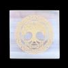REAL-GEMS 7 Chakra Slab - Healing Crystal Reiki Chakra - Selenite Plate, Selenite Slab, Spiritual Healing,Chakra Balance view 3