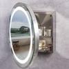 Mirror cabinet Bathroom LED Round, Wall-Mounted Storage Cabinet, Shelves for Storing Toilet Items, Medicine Cabinet with Mirror view 2
