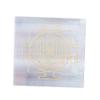 REAL-GEMS Tree of Life Etched Selenite Charging Plate, Charge Your Crystals, 7 Chakra Healing Crystal Selenite Slab,Plate view 1