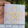 REAL-GEMS Seven Chakra Selenite Gemstone Star - Natural Crystal - Healing Stone - Chakra Crystal - Reiki - Wicca - Pranic Healing - Crystal view 2