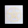 REAL-GEMS Seven Chakra Selenite Gemstone Star - Natural Crystal - Healing Stone - Chakra Crystal - Reiki - Wicca - Pranic Healing - Crystal view 3