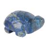 GEMHUB Hand Carved Lapis Lazuli Turtle Statue Approx. 374.00 Carat Turtle Statue Figurine view 3