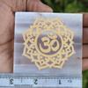 REAL-GEMS Healing Crystals 7 Chakra Stone & Chakra Slab for Reiki,Balancing,Wicca,Yoga,Meditation,SAHASRARA Chakra view 2