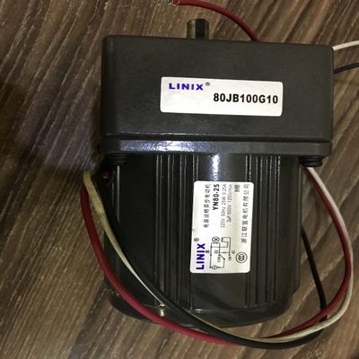 Davitu DC Motor - 3 lines Constant speed Deceleration Motor LINIX Gear Motor YN80-25 YN80-220-25 80jb60g10 80jb75g10 80jb100g10 80jb120g10 220V - (Speed(RPM): 80jb10g10, Voltage(V): 220)