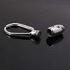 KBFDWEC Large Capacity Pet Paw Engraved pet Cremation Keychain Ashes Pendant Keepsake Keyring view 3