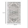 SAFAVIEH Isabella Collection Runner Rug - 2'2" x 11', Grey & Cream, Oriental Design, Non-Shedding & Easy Care, Ideal for High Traffic Areas in Living Room, Bedroom (ISA936F) view 2