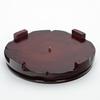360 Wood Rotating Turntable 16-40cm in Diameter Inlaid Balls Lazy Susan for Placing Buddha Statues Potted Plants Vases Coffee Utensils view 3