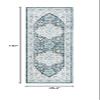 SAFAVIEH Isabella Collection Runner Rug - 2'2" x 11', Navy & Creme, Oriental Design, Non-Shedding & Easy Care, Ideal for High Traffic Areas in Living Room, Bedroom (ISA936N) view 2