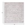 Martha Stewart x SAFAVIEH Area Rug Collection - 6'7" Square, Grey & Ivory, Non-Shedding & Easy Cleaning, Ideal for Living Room, Bedroom, Office, Dining Space (MSR877F) view 2