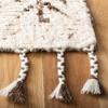 SAFAVIEH Kenya Collection Area Rug - 9' x 12', Ivory & Brown, Hand-Knotted Moroccan Boho Wool Tassel, Ideal for High Traffic Areas in Living Room, Bedroom (KNY115A) view 3