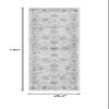SAFAVIEH Isabella Collection Runner Rug - 2'2" x 11', Light Grey & Cream, Oriental Design, Non-Shedding & Easy Care, Ideal for High Traffic Areas in Living Room, Bedroom (ISA940G) view 2