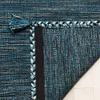 SAFAVIEH Montauk Collection Accent Rug - 4' x 6', Blue & Black, Handmade Flat Weave Cotton Corner Tassel, Ideal for High Traffic Areas in Entryway, Living Room, Bedroom (MTK150M) view 3