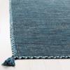 SAFAVIEH Montauk Collection Accent Rug - 4' x 6', Blue & Black, Handmade Flat Weave Cotton Corner Tassel, Ideal for High Traffic Areas in Entryway, Living Room, Bedroom (MTK150M) view 4