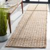 SAFAVIEH Natural Fiber Collection Runner Rug - 2'3" x 9', Natural & Ivory, Handmade Farmhouse Jute, Ideal for High Traffic Areas in Living Room, Bedroom (NF110B) view 1