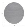 SAFAVIEH Natura Collection 8' Round Steel NAT311B Handmade Premium Bamboo Silk & Wool Entryway Foyer Living Room Bedroom Kitchen Area Rug view 2