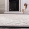 SAFAVIEH Reflection Collection Accent Rug - 2'3" x 3', Light Grey & Cream, , Non-Shedding & Easy Cleaning, Ideal for Foyer, Living Room, Bedroom (RFT665C) view 2