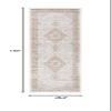 SAFAVIEH Isabella Collection Runner Rug - 2'2" x 11', Cream & Beige, Oriental Design, Non-Shedding & Easy Care, Ideal for High Traffic Areas in Living Room, Bedroom (ISA919B) view 2