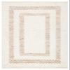 SAFAVIEH Natura Collection Accent Rug - 4' x 6', Ivory & Natural, Handmade Wool, Ideal for High Traffic Areas in Entryway, Living Room, Bedroom (NAT721A) view 3