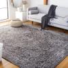 SAFAVIEH Marquee Collection Area Rug - 6' Square, Black & Ivory, Handmade, Ideal for High Traffic Areas in Living Room, Bedroom (MRQ117Z) view 1