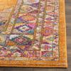 SAFAVIEH Madison Collection Area Rug - 3' Square, Orange & Fuchsia, Boho Chic Medallion Design, Non-Shedding & Easy Care, Ideal for High Traffic Areas in Living Room, Bedroom (MAD133D) view 2