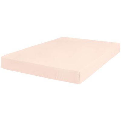 800 Thread Count 100% Cotton Sheets - 3-Piece Full Size Sets, Luxury Sateen Sheets, 1 Fitted Sheet and 2 Pillowcase, Fits Mattress Upto 12" Deep Pocket - Peach