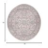 Martha Stewart x SAFAVIEH Area Rug Collection - 6'7" Round, Grey & Ivory, Non-Shedding & Easy Cleaning, Ideal for Living Room, Bedroom, Office, Dining Space (MSR877F) view 2