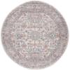Martha Stewart x SAFAVIEH Area Rug Collection - 6'7" Round, Grey & Ivory, Non-Shedding & Easy Cleaning, Ideal for Living Room, Bedroom, Office, Dining Space (MSR877F) view 3