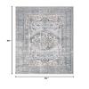 Martha Stewart x SAFAVIEH Area Rug Collection - 6'7" x 9', Light Blue & Ivory, Non-Shedding & Easy Cleaning, Ideal for Living Room, Bedroom, Office, Dining Space (MSR877M) view 2