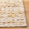 SAFAVIEH Marbella Collection Accent Rug - 4' x 6', Yellow & Ivory, Handmade Wool, Ideal for High Traffic Areas in Entryway, Living Room, Bedroom (MRB904D) view 4
