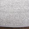 SAFAVIEH Reflection Collection Area Rug - 6'7" Round, Cream & Ivory, Non-Shedding & Easy Cleaning, Ideal for Living Room, Bedroom (RFT670D) view 3