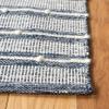 SAFAVIEH Striped Kilim Collection 2'3" x 7' Navy/Blue STK513N Handmade Flatweave Cotton Entryway Foyer Living Room Bedroom Kitchen Runner Rug view 4
