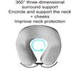 NCRD Travel Pillow, 360 U-Shaped Memory Foam Neck Pillow Head Support Soft Pillow for Sleeping Rest, Airplane Car & Home Use (Color : Pink) view 3