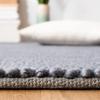 SAFAVIEH Area Rug 3x5 - Natura Collection - Dark Grey, Handmade Wool Blend, Textured Design, Ideal for Living Room, Bedroom, Dining Space (NAT425H) view 4
