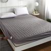 CFYCYHDZHT Twin Bed Sheets Set,Autumn Winter Thick Quilted Mattress top hat, Hotel Homestay Guest Room Holiday Home Pure Color Mattress Protector Grey 2 180200cm view 1