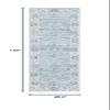 SAFAVIEH Isabella Collection Runner Rug - 2'2" x 11', Light Blue & Cream, Oriental Design, Non-Shedding & Easy Care, Ideal for High Traffic Areas in Living Room, Bedroom (ISA940M) view 2