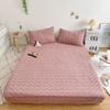 CFYCYHDZHT Bedding Extra Deep Fitted Sheets,Thick Quilted Non Slip Mattress Protector, Soft Comfortable Fitted Sheets for Boys and Girls Bedroom Single Double Bed Checkered 120cmx200cm+27cm view 1