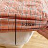 CFYCYHDZHT Bedding Extra Deep Fitted Sheets,Thick Quilted Non Slip Mattress Protector, Soft Comfortable Fitted Sheets for Boys and Girls Bedroom Single Double Bed Checkered 120cmx200cm+27cm view 3