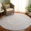 SAFAVIEH Reflection Collection Area Rug - 6'7" Round, Cream & Ivory, Non-Shedding & Easy Cleaning, Ideal for Living Room, Bedroom (RFT664D) view 1