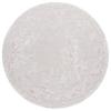 SAFAVIEH Reflection Collection Area Rug - 6'7" Round, Cream & Ivory, Non-Shedding & Easy Cleaning, Ideal for Living Room, Bedroom (RFT664D) view 2