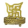 Indo Essentials-Handmade Decorative Tealight Candle Holder for Home Decoration Stand with Candle for Pooja/Home Decor/Aspesious Diwali Gift/Gift Item 1 -Decorative Tealight Holder (Gold view 1