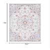 SAFAVIEH Washable Rug Tucson Collection - 6'6' x 9', Beige & Grey, Slip Resistant & Easy to Clean, Ideal for Living Room, Bedroom, Dining Space (TSN103B) view 2