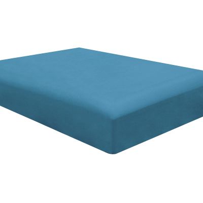 800 Thread Count 100% Cotton Sheets - 3-Piece King Size Sets, Luxury Sateen Sheets, 1 Fitted Sheet and 2 Pillowcase, Fits Mattress Upto 12" Deep Pocket - Teal