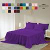 Emperor Size 4-Piece Sheet Set - Hotel Luxury 400-Thread-Count Egyptian Cotton Extra Soft Bed Sheets - Deep Pocket fits up to 14-16 inch Mattress (Solid, Purple) view 2
