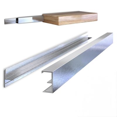 Hovr Solutions Classic 23.75 (2-Foot), Aluminum Floating Shelf Bracket System, 300LB Load Capacity, Hidden Support Bracket Up to 31 Shelf, 3-Pack
