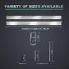 Hovr Solutions Classic 23.75 (2-Foot), Aluminum Floating Shelf Bracket System, 300LB Load Capacity, Hidden Support Bracket Up to 31 Shelf, 3-Pack view 3